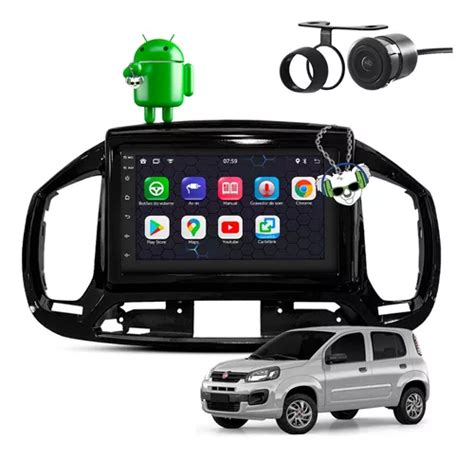 Kit Central Sistema Android Espelha Bt Fiat Uno A Frete Gr Tis