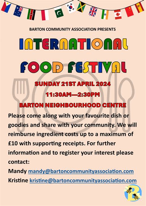 International Food Festival - Barton Community Association