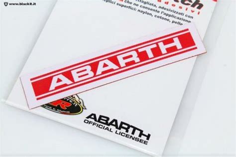 Patch Adesiva Scritta Abarth EBay