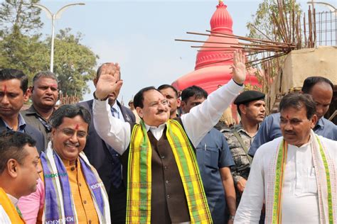 Bjp On Twitter Bjp National President Shri Jpnadda Along With Tripura Cm Shri Drmaniksaha2