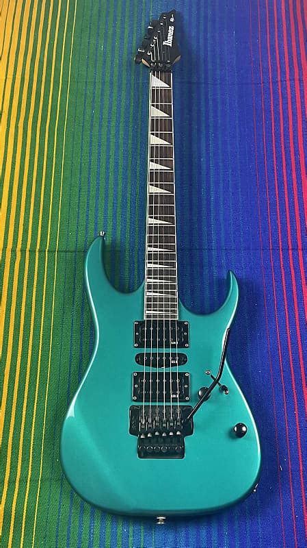 Ibanez Ex370 1992 Emerald Green Blue Made In Korea Reverb