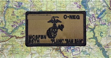 Usmc Skull Flak Vest Patch