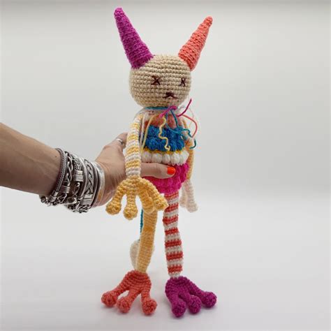 Doudou Monstre Au Crochet écologique Cadeau Naissance Cadeau Bébé