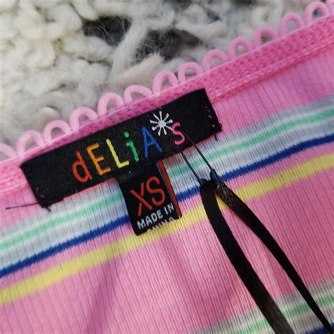 Delia S Dolls Kill Striped Tee Brand New With Depop