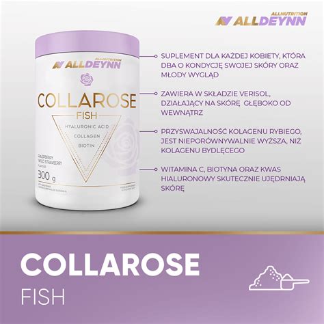 Alldeynn Collarose Fish Hydrolizat Kolagenu Rybiego O Smaku Mango I