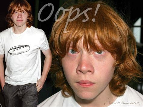 Aw Ron Weasley Hot Rupert Grint Ron Weasley Ronald Weasley