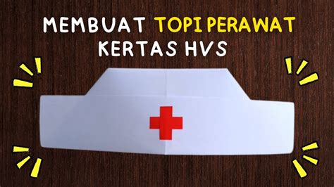 Cara Membuat Topi Perawat Dari Kertas HVS Mudah Dan Keren YouTube