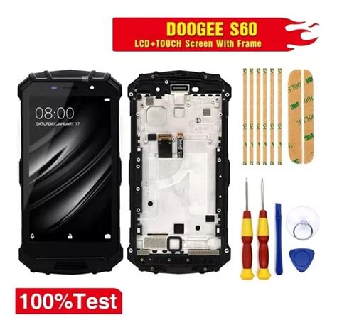 Tela Original Touch Lcd Display Frame Doogee S60 S60lite