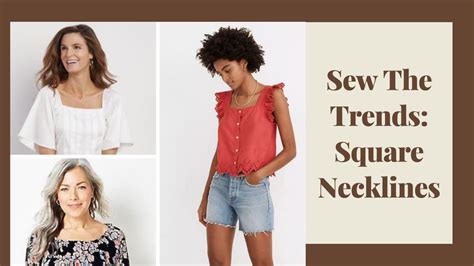 Sew The Trends Square Necklines Youtube