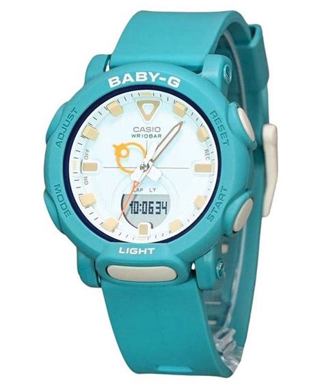 Casio Baby G Analog Digital Bio Based Resin Strap Light Green Dial