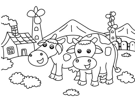 Kawaii Animal Coloring Pages - Coloring Pages For Kids And Adults