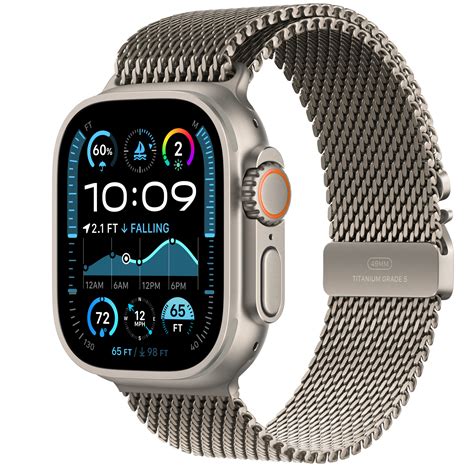 Buy Apple Watch Ultra 2 GPS + Cellular, 49mm Natural Titanium Case with ...