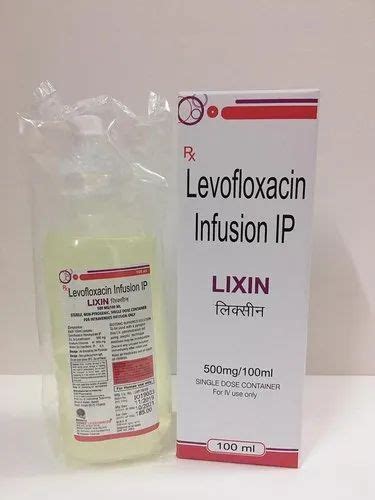 Levofloxacin 500mg Intravenous Infusion Packaging Size 100 Ml At Rs