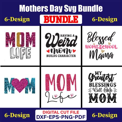 Mothers Day Svg Bundle Mom Life Svg Mama Svg Funny Mom Svg Blessed Mama Svg Mom Of Boys