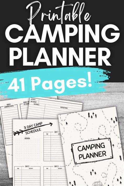 The Ultimate Camping Planner A Must Have Printable Planner For Your