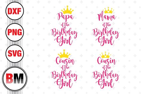 Birthday Girl Crown SVG, PNG, DXF Files - Crella