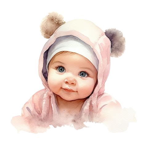 Watercolor Babies 50 High Resolution S Baby Clipart Babies