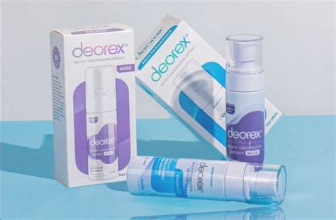 Deorex Biru Ungu Pink Musk Spray 60ml Penghilang Bau Badan