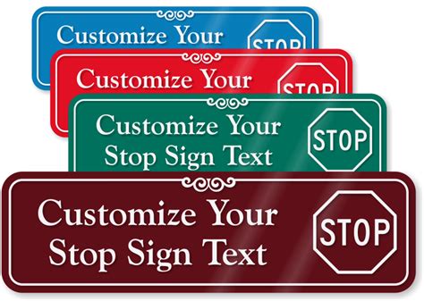 Custom STOP Signs