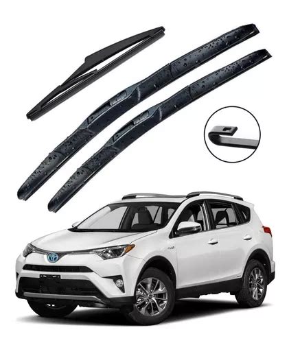 3 Plumas Limpiaparabrisas Hybrid Toyota Rav4 2013 A 2018 Meses Sin