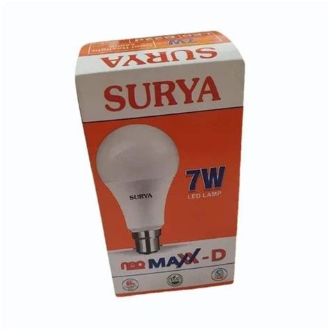 Polycarbonate W Neo Maxx D Surya Led Lamp For Home Warm White At Rs