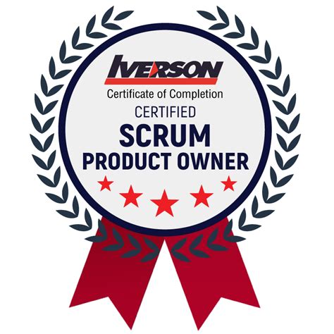 Certified Scrum Product Owner Credly