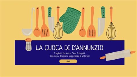 LA CUOCA DI D ANNUNZIO PRESENTAZIONE