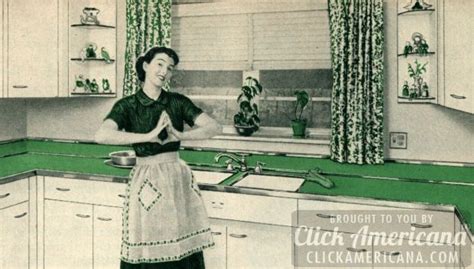 How To Be A Perfect Fifties Housewife In The Kitchen 50s Kitchen