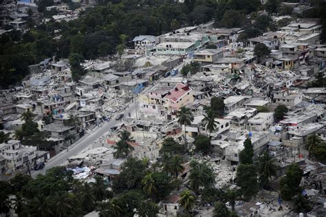 Republic Of Haiti Destruction Caused By The Magnitude 70 Earthquake