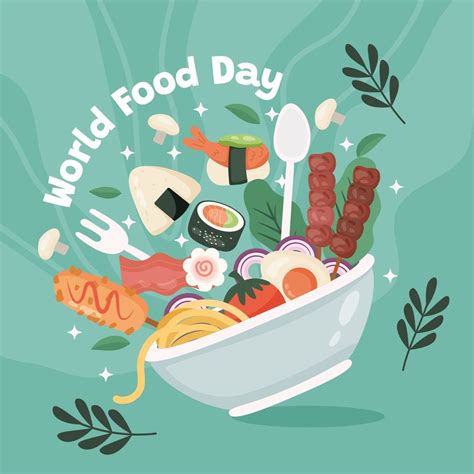 World Food Day Celebration 12022053 Vector Art At Vecteezy