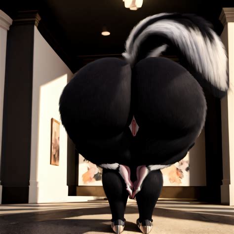 Rule 34 Ai Generated Female Huge Ass Over The Hedge Praise Da Booty Meme Public Pussy Skunk