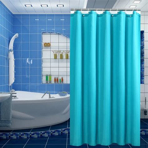 High Quality Shower Curtains Waterproof Bathroom Screens Solid Color