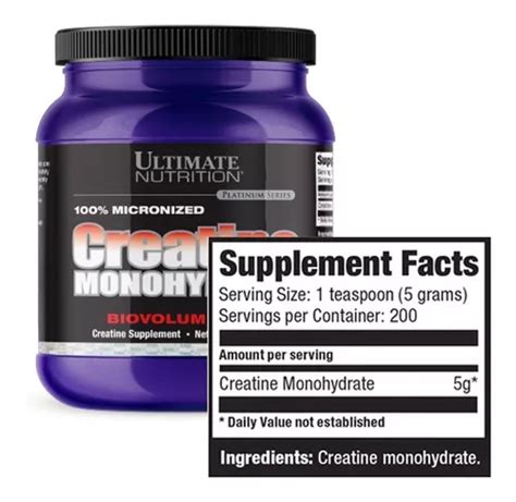 Creatina 1 Kilo Gramo Ultimate Nutrition Sellado Oferta Cuotas Sin