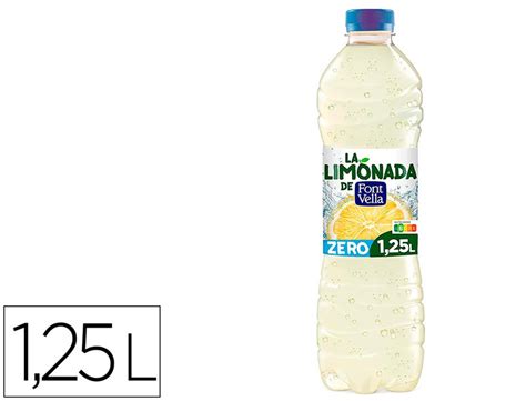 Agua Mineral Natural Font Vella Lim Nada Zero Con Zumo De Limon Botella