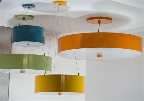 Colored Metal Drum Pendant Architonic