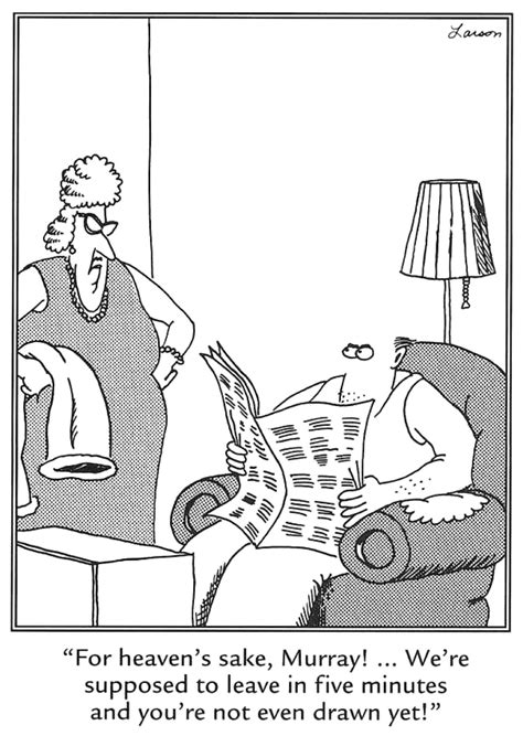 10 Funniest Far Side Comics With Deliberately Terrible Art