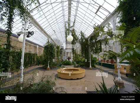 Interior of the Wentworth Castle Gardens Conservatory, Barnsley, South ...