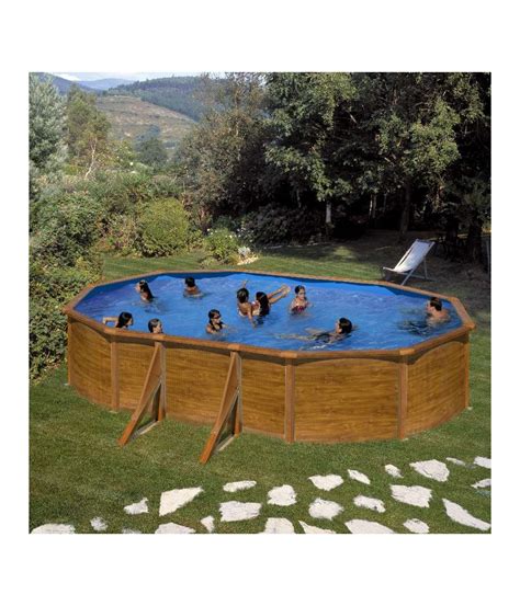 Piscine Hors Sol Acier Gre Alto Eco Aspect Bois X M Prix