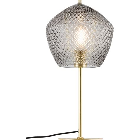 Nordlux Orbiform Table Lamp Brass Smoked Nunido