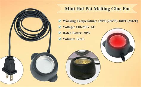 Hair Extension Glue Pot Electric Hair Extension Glue Pot W Hot Pot Melting Glue Pot Glue
