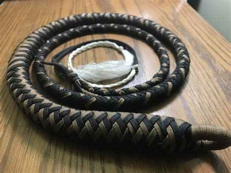 Black And Brown Combat Whip Combat Whips