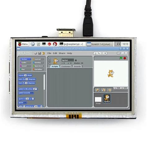 5 Inch Tft Lcd Display 800 480 Pixels Met Touchscreen Raspberry Pi Compatible