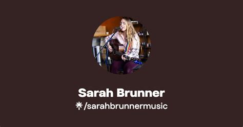 Sarah Brunner Listen On YouTube Spotify Linktree