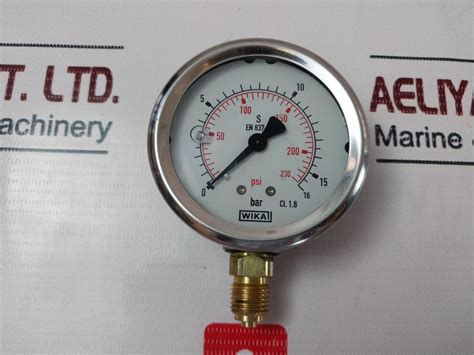 Wika Bar Pressure Gauge Aeliya Marine