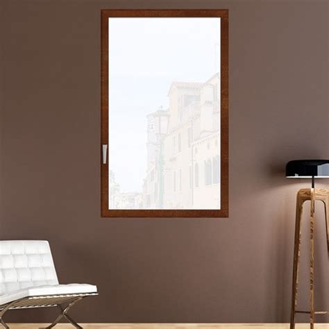 E S Italian Design Aluminum Alloy Window With Inward Opening Upper