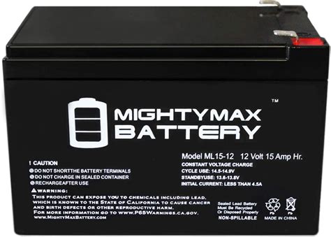 Mighty Max Battery 12v 15ah F2 Compatible Battery For Apc Su1000x127 Su1000x93 6 Pack Brand Product