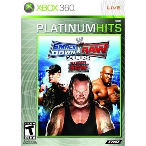 Wwe Smackdown Vs Raw 2008 Xbox 360 Cdiscount Jeux Vidéo