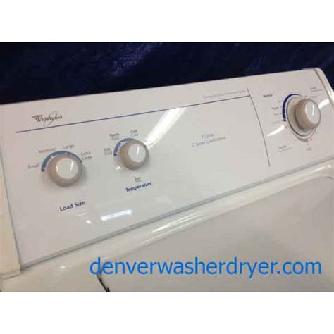 Whirlpool Washer Dryer Set Commercial Quality Extra Large Capacity