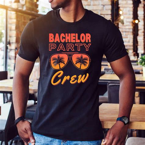 Bachelor Party Crew Shirt Groomsman Shirt Bachelor Party Matching Group Tee Matching