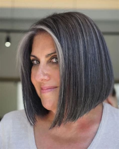 30 Coolest Ideas On Gray Blending For Dark Hair Hair Adviser Blending Gray Hair Transition